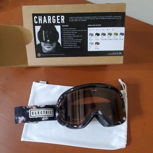 Electric CA ski or snowboard goggles floral band